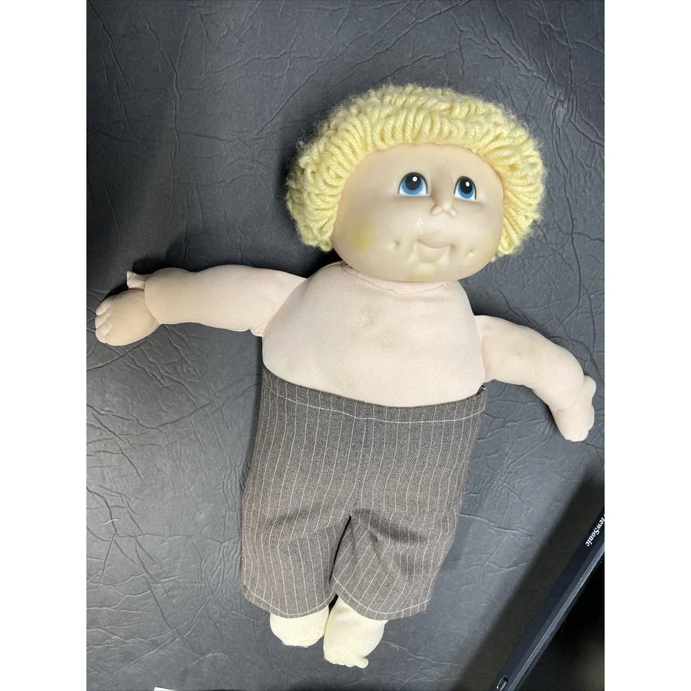 MN Thomas  The Original Doll  Vintage 1984  Blue Eyes Blonde Hair Baby Boy CUTE!